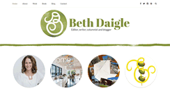 Desktop Screenshot of bethdaigle.com